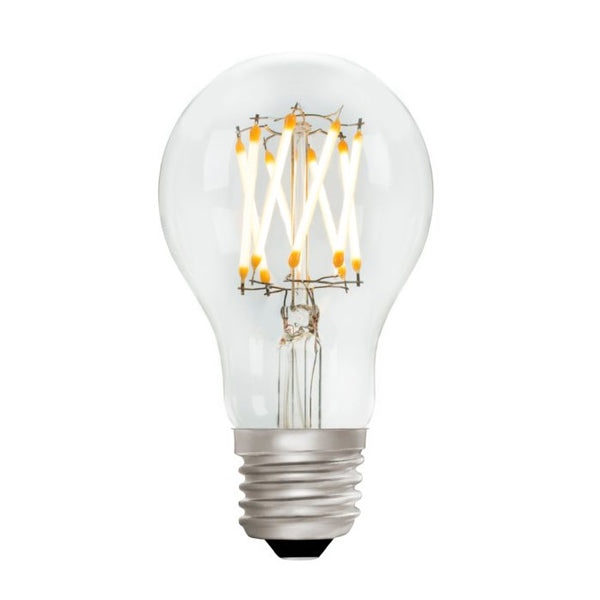 Zico LED Filament Lamp, E27, 6W, 2700K, A60 GLS, Clear, Dimmable