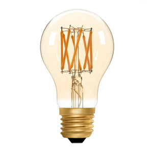 Zico LED Filament Lamp, E27, 6W, 2200K, A60 GLS, Amber, Dimmable