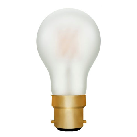 Zico LED Filament Lamp, B22, 6W, 2200K, A60 GLS, Frosted, Dimmable
