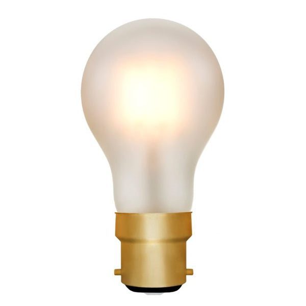 Zico LED Filament Lamp, B22, 6W, 2200K, A60 GLS, Frosted, Dimmable