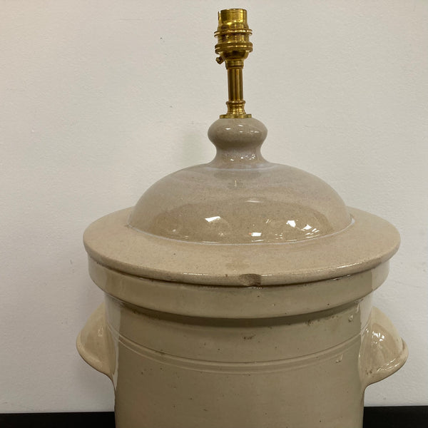 Vintage Doulton Ceramic Table Lamp Base - Nuc. Vom. Alk.