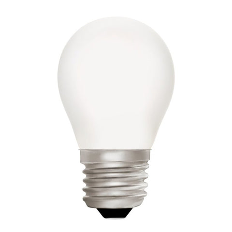 Zico LED Filament Lamp, E27, 4W, 2700K, G45 Golfball, Opal, Dimmable