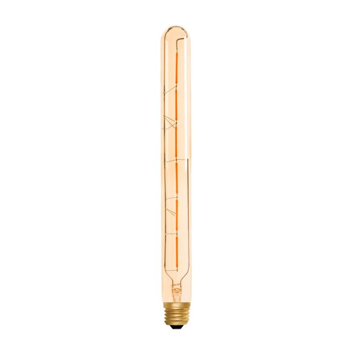 Zico LED Filament Lamp, E27, 6W, 2200K, T30 300mm Tube, Amber, Dimmable