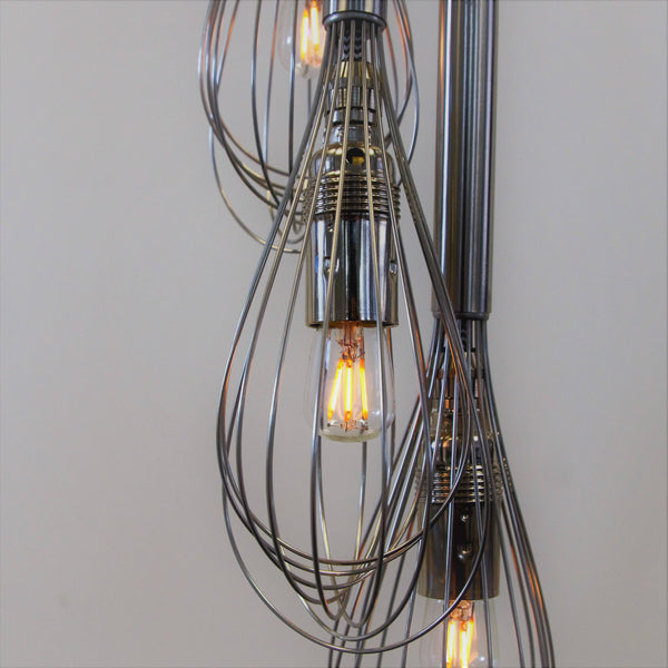 Whisks Chandelier with LED Filament Lamps